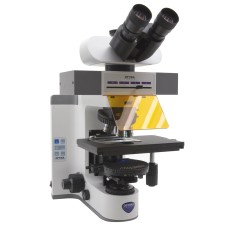 Microscope Trinocular (3-position 100/0, 50/50, 0/100), Eyepieces: WF10X/22, B-1000LD4 Optika Italy